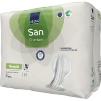 Abena San Special - Absorbante anatomice incontinenta fecala - 2000 ml - 30 buc