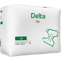 Delta Slip L3 - Scutece incontinenta adulti cu absorbtie 3200 ml - 22 buc