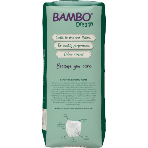 Bambo Dreamy - Scutece baieti 8 - 15 ani - 10 buc