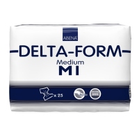 Delta Form M1 - Scutece incontinenta adulti cu absorbtie 1700 ml - 25 buc