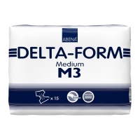 Delta Form M3 - Scutece incontinenta adulti cu absorbtie 2800 ml - 15 buc