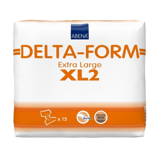 Delta Form XL2 3200 ml - Scutece incontinenta adulti - 15 buc