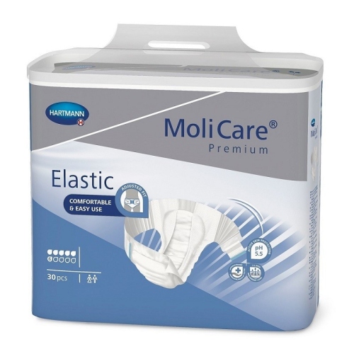 MoliCare Premium Elastic M - Scutece incontinenta cu 6 picaturi - 30 buc