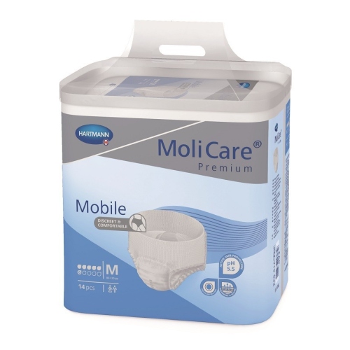 MoliCare Premium Mobile M 6 picaturi - Chilot incontinenta - 14 buc