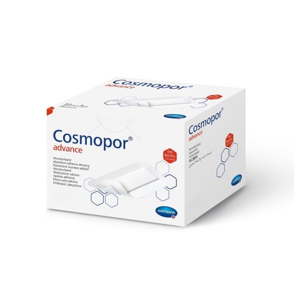 Cosmopor Advance - Plasturi sterili cu corp absorbant - 10 x 6 cm - 25 buc