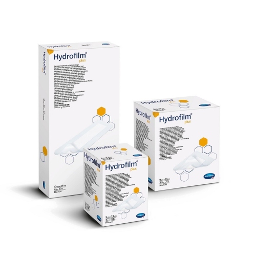 Hydrofilm Plus - Plasturi transparenti cu corp absorbant - 10 x 25 cm - 25 buc