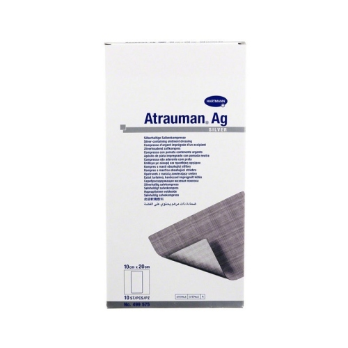 Atrauman AG - Pansament cu continut de argint - 10 x 20 cm - 10 buc