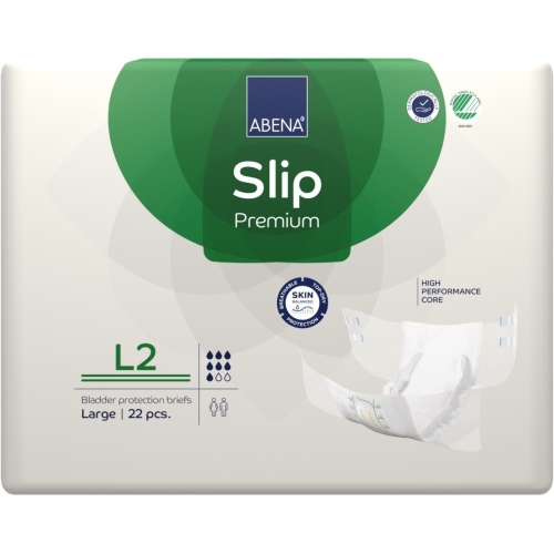 Abena Slip - Scutece incontinenta adulti premium - L2 - 3100 ml - 22 buc
