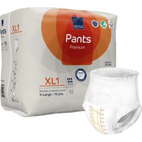 Abena Pants XL1, chilot incontinenta adulti 1400 ml - 16 buc