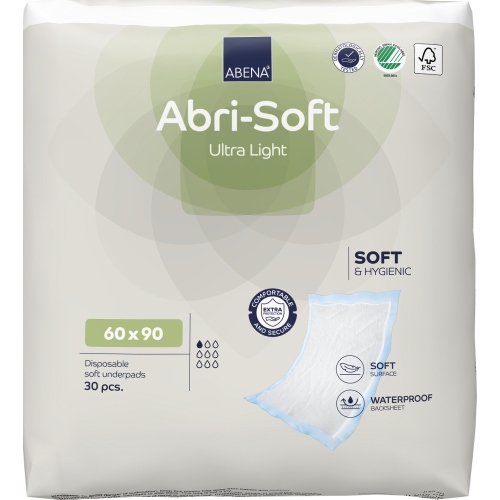 Abri Soft Ultra Light 800 ml - Aleze incontinenta 60 x 90 cm - 30 buc