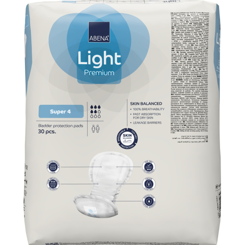 Abena Light Super 4 - Absorbante anatomice - 850 ml - 30 buc